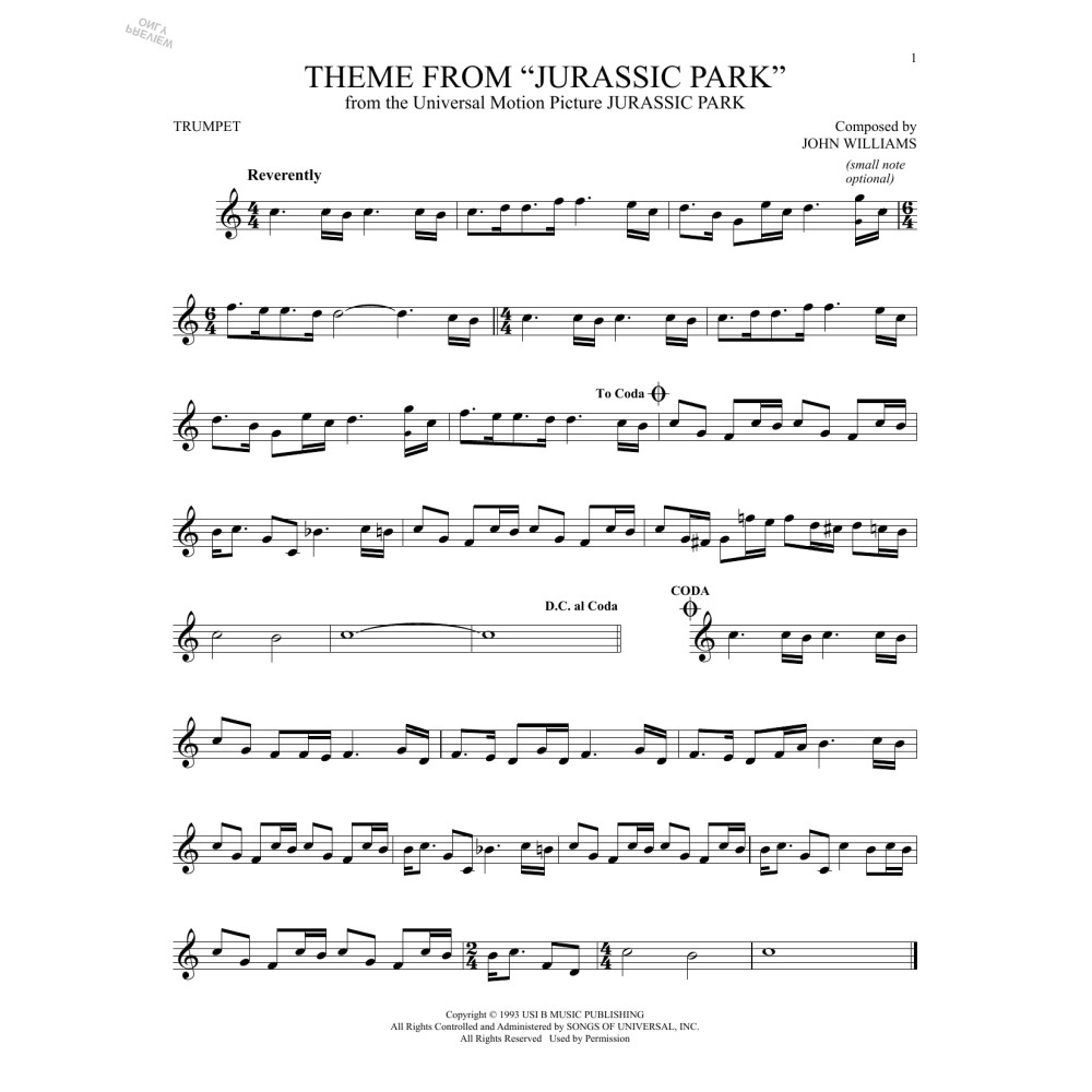 Theme From Jurassic Park